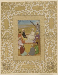 Dara Shikoh avec Mian Mir et Mulla Shah, folio d
